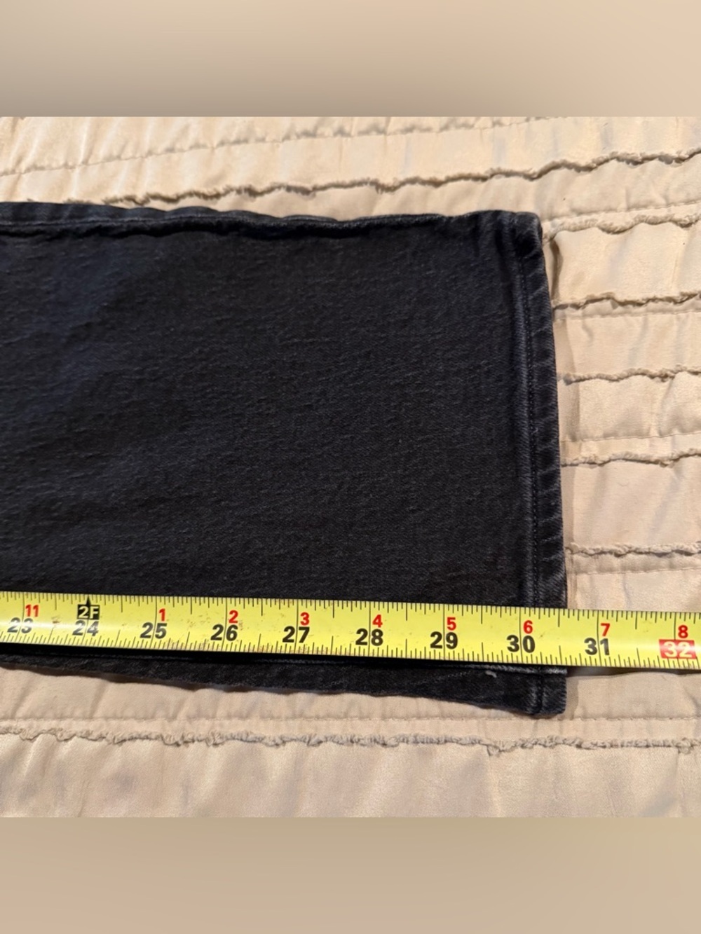 Madewell The ‘90s Straight Jean Belmere Black Wash 27 NM186 Stretch High Rise - Picture 9 of 9